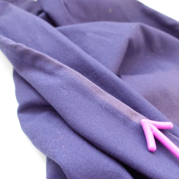 FRANCES VALENTINE Pants Womens Size 4 Blue Cotton Dress Navy Trouser 26x25‎ - Picture 8 of 11